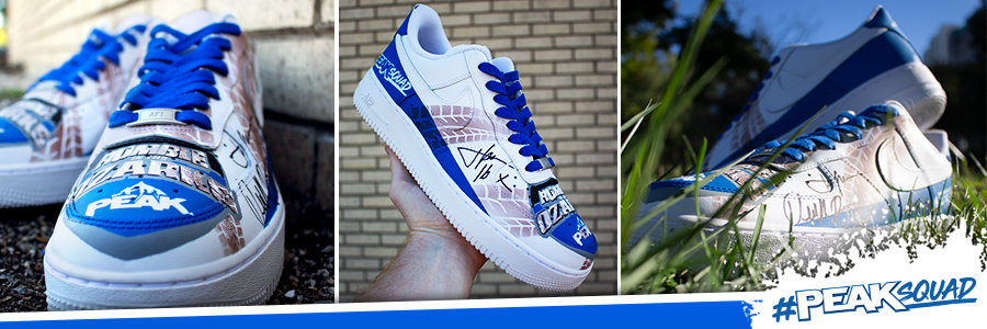 PEAK Auction Custom Rumble Air Force 1 to Support Homes for Heroes